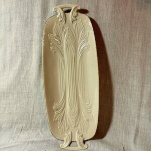 Vintage Lenox - Ivory Spring Garden Gold edged - Celery/Vegetable Tray